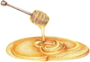 A figure representing the Honey tasting note.