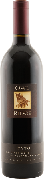 Owl Ridge 2012 "TYTO" Red Blend Alexander Valley California
