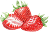 A figure representing the Strawberry tasting note.