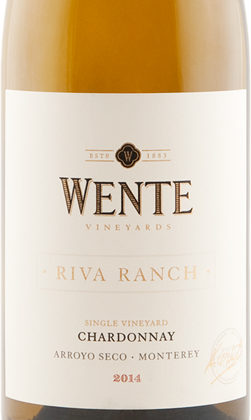 Wente 2014 Riva Ranch Chardonnay Arroyo Seco Monterey California