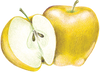 A figure representing the Yellow Apple tasting note.