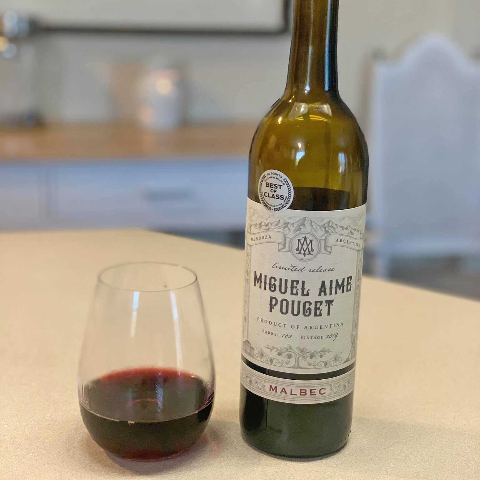 Firstleaf malbec wine bottle member testimonial
